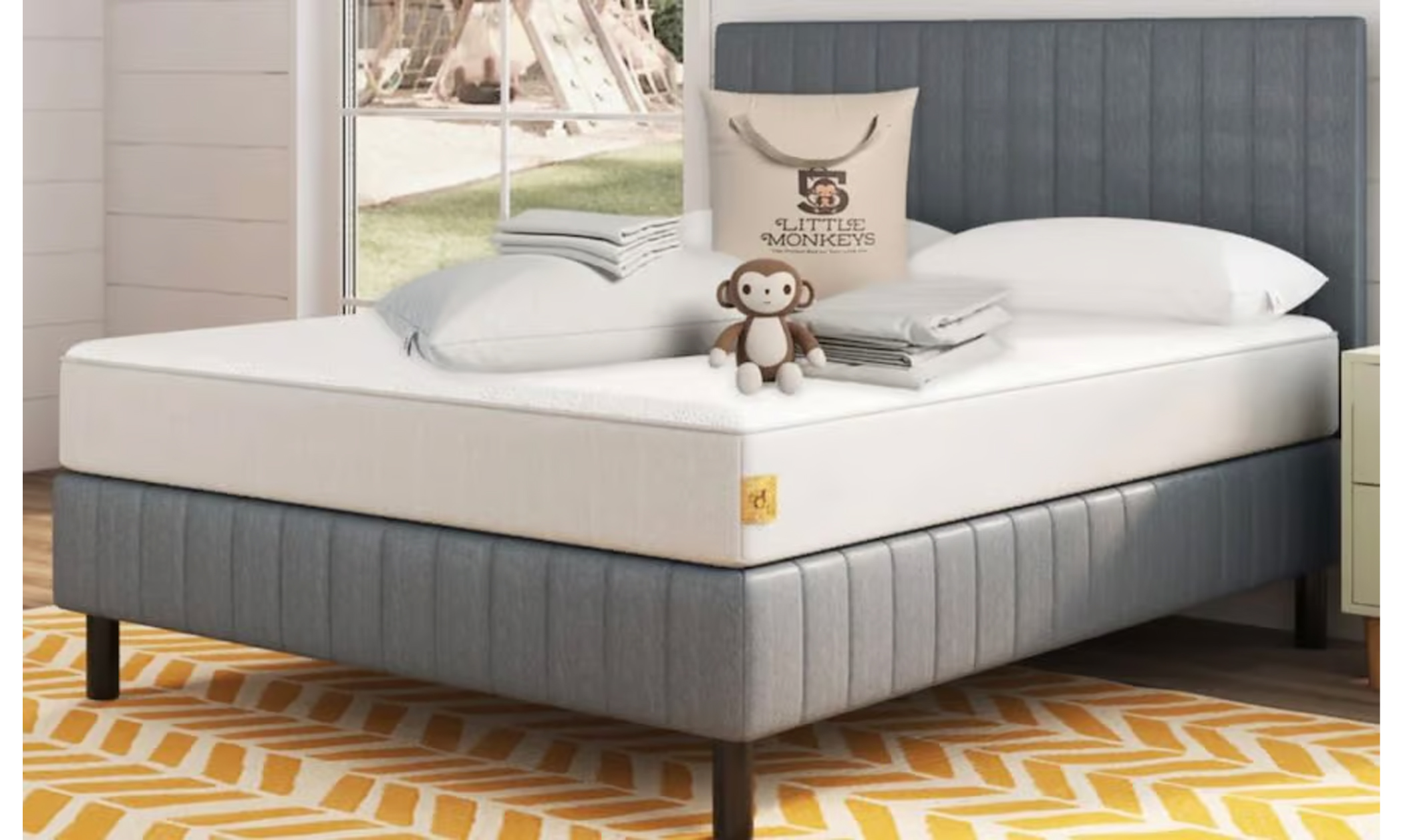 Enter for a Chance to Win a Five Little Monkeys Mattress and Bedding!